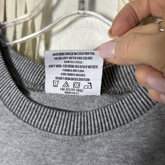 Spirit Jersey | Disneyland Resort Gray Sweatshirt and Sherpa Fleece Combo XXL - Picture 5 of 10